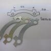 lock plate front/rear discs & rear sprockets_1 - TD3/TR3/TZ250 A/B/TZ350 A/B/TZ250 C/D/E/TZ350 C/D/E/TZ250 F/G/TZ350 F/G - Rear Wheel