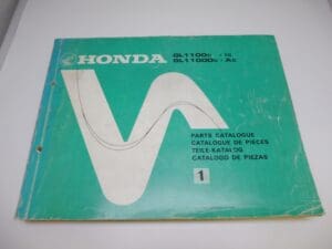 Honda - New partbook Honda GL1100 C - 1C - DC - AC - GL1100 - Parts Book