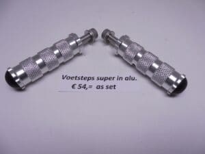 Footrest assembly universal in aloy all types