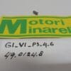 Minarelli - 49.0124.8 - 80cc/P6 Corsa Corta/G1 automatic/P6/P3/P4/W3/125cc - Crankshaft