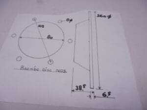 Brembo Disc frontwh.260mm Moto Guzzi/Laverda etc.etc.NOS