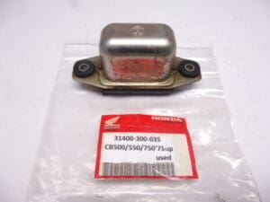 Used but good condition regulator assy for the Honda CB500 /CB550 / CB750 1971 untill 1977 models