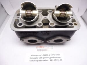 4A1-11311-00 Cilinder complete with pistons Yamaha TZ250-G 1979-1980 used
