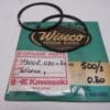 13008-020 80 Ringset piston Wiseco 4e over Kaw.KH500/3cil new 1969 till 1975