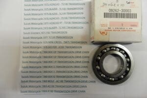 09262-30003 Bearing transmission Suz.TC100-125/TM75/TS75-100 1968 to1977