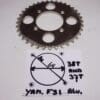 283-25444-00 Sprocket rearwh.Yam.FS1 in aluminium new Your choice in 37T or 38T