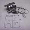 Franco Morini - 23.0102.39 - Morini automatic 50cc - Piston