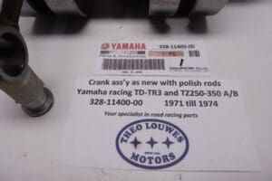 328-11400-00 Crankshaft Yam.TD-TR3 and TZ's A-B used but perfect