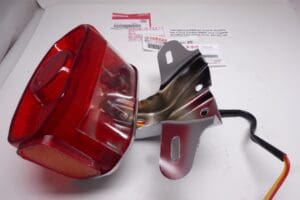 33701-300/323 etc.Tail light/nr.plate assy Hon/Yam/Kaw/Suz etc super in chrome
