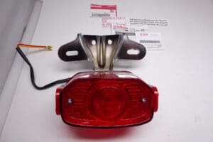 33701-300/323 etc.Tail light/nr.plate assy Hon/Yam/Kaw/Suz etc super in chrome