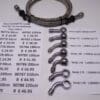 90780 Hose brake/clutch(rvs) racing lenght 100cm for many bikes new >see picture<also the model banjo's