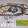 71.0637.7 / 71.0653.7 / 71.0647.7 and 71.0665.7 Gasket set compl.combination P4/P6R/P6-8 Corsa Corta and P6 water cooled engines 50cc/80cc 1974 till 1982 new for steel and nicasil cil.s