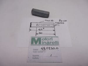 49.0230.0 Bolt cil.head Min.125/5 tool13 / lenght 43 thread inside 8x1.0 new