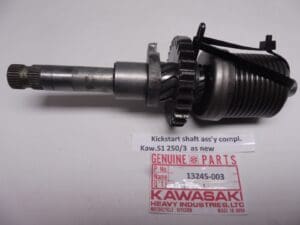 13245-003 Shaft kickst.assy compl.Kaw.S1 250/3 used but perfect