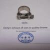 Exhaust clamp 32/35mm in chrome new for all bikes