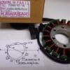 21003-0096/0122 Dynamo(stator)Kawasaki Z1000 '07 till '16 new