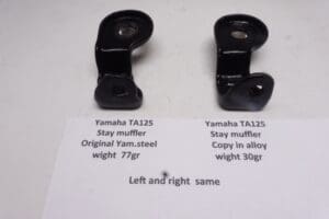Yamaha - 307-14771-00-33 - TA125 -Bracket Exhaust in aloy