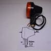 35603-48781/48720 Lamp ass'y turnsignal for front & rear / left & right Suz.off road models and many bikes >NEW