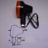 35603-48781/48720 Clingnateur(turnsignal)Suzuki touring and off road and mopeds (rubber round)