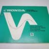 Honda - New partbook VF750S5 V45 Sabre - VF750 - Parts Book