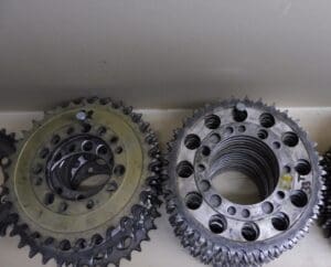 Yamaha - 240-25429-00 / 240- TD2/TD3/TR2/TZ250-350A till G and TZ250 H/J Rear Wheel