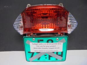 Alternative view of Rearlight/winker assy Jinlum JL50QT-5C Starquad scooter