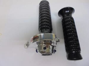 Alternative view of Throttle grip assy model(single cable)speed with grips