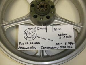 Suzuki - Wheel front 3.50x16 RG/RGB500 Campagnolo as new - RG500/RGB500 - Front Wheel