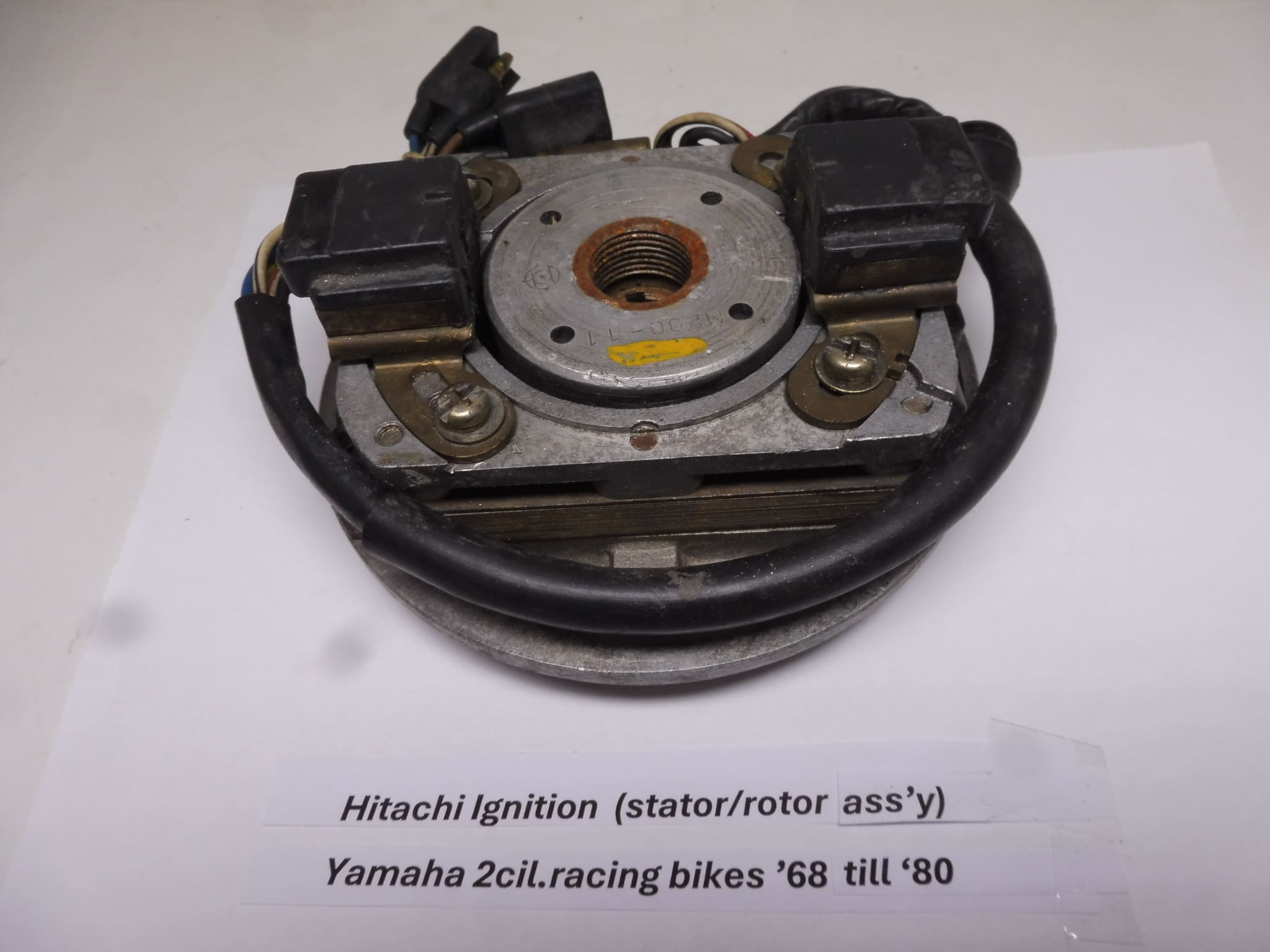 Hitachi Ignition ass'y stator/rotor Yam.2cil.racing '68 till '80