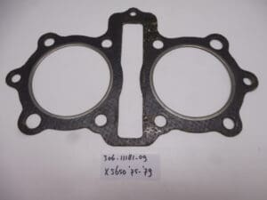 306-11181-09  Gasket cylinder head XS 650 '75-'79 original