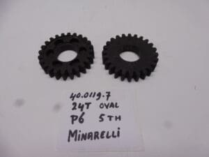 40.0119.7 Gear 5th 24T Minarelli P6R gearbox oval new