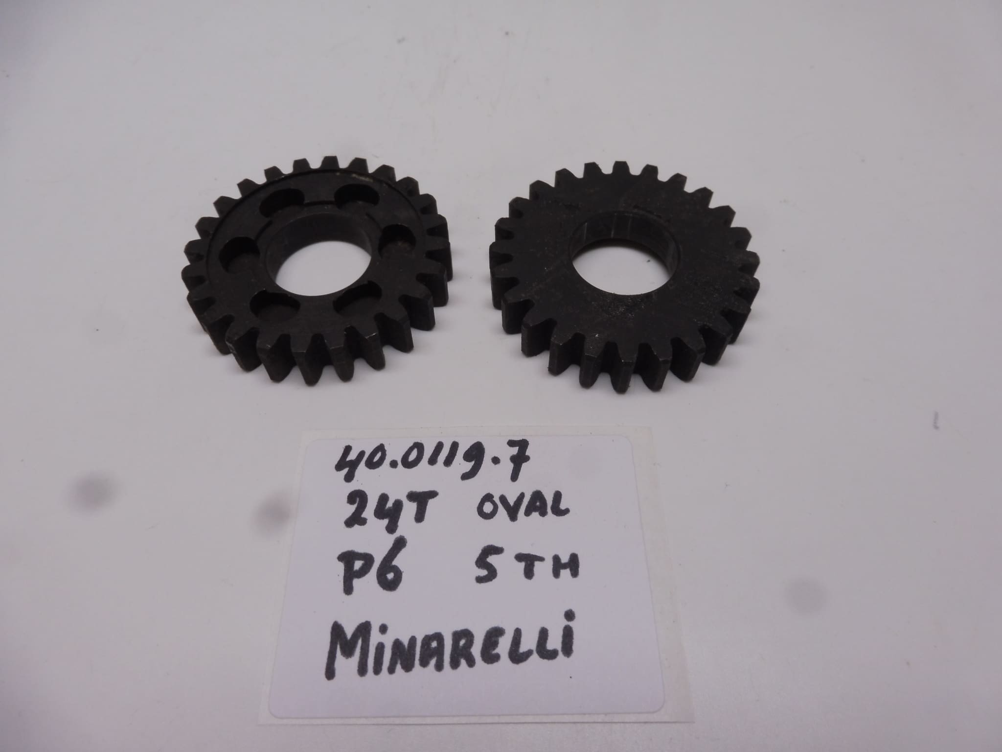 40.0119.7 Gear 5th 24T Minarelli P6R gearbox oval new