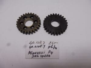 40.108.7 / 40.0108.7 Gear 3rd  26T (on second.shaft) Minarelli P4-P6/4 new