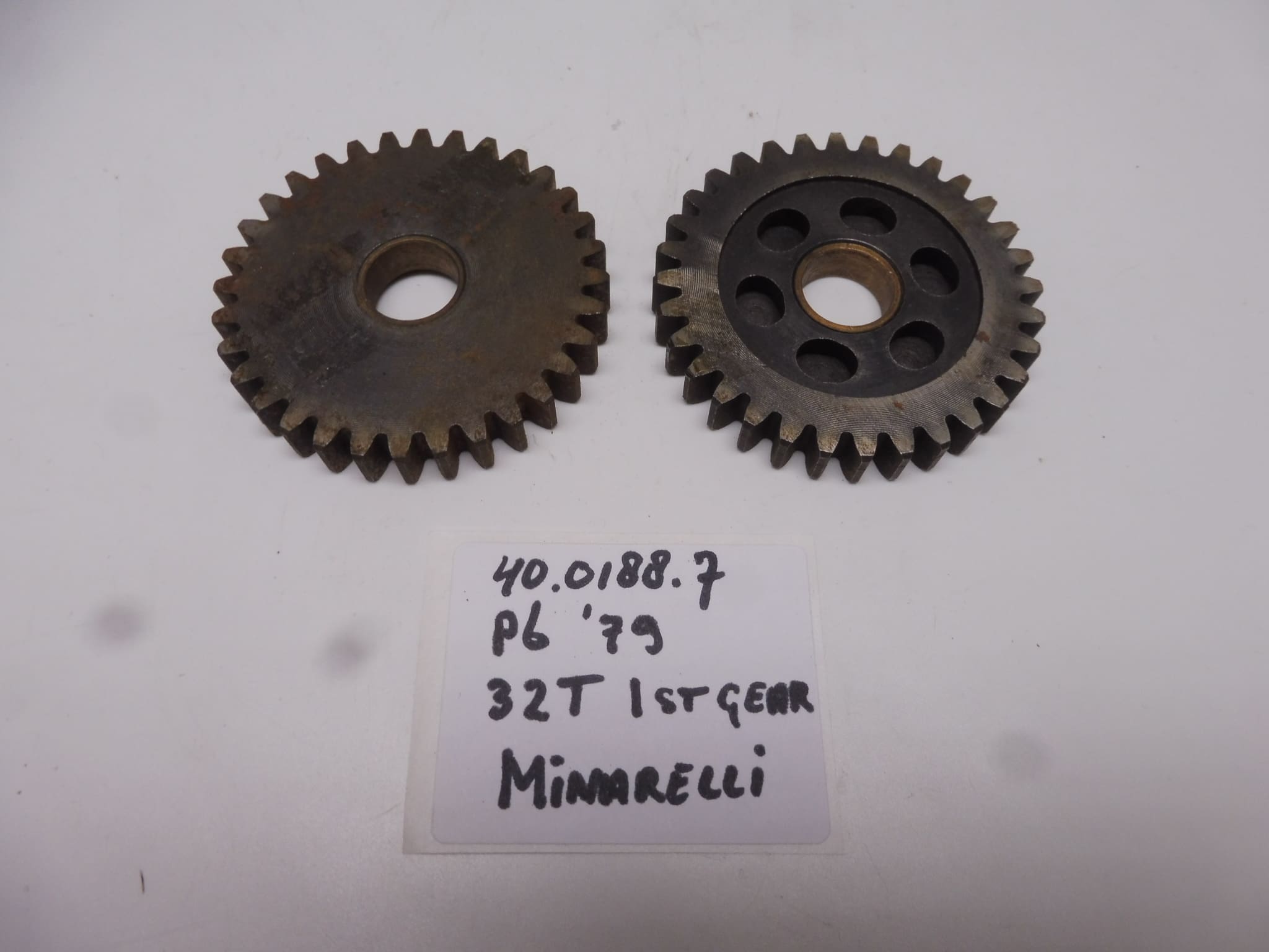 40.0188.7 Gear 1st 32T Minarelli P6 '79 gearbox new