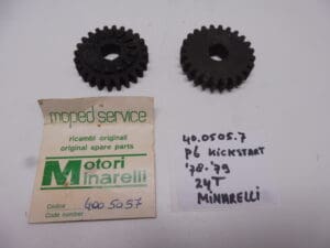40.0505.7 Gear kickstarter 24T Minarelli P6 '78-'79 new