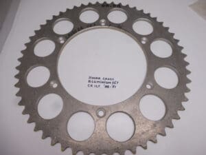 Rear sprocket 56T Honda CR 125 '80-'81 Aluminium new