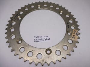 Rear sprocket 48T SUZUKI RM 250 '76-'78 Steel New.