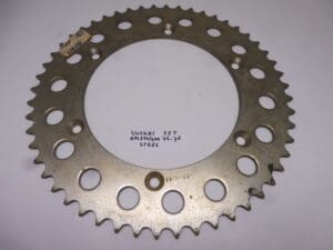 Rear sprocket 52T SUZUKI RM 250 '76-'78 Steel New.