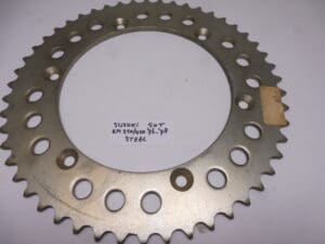 Rear sprocket 50T SUZUKI RM 250 '76-'78 Steel New.