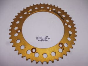 Rear sprocket 48T SUZUKI RM 250 '76-'78 Aluminium New.