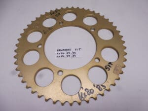 Rear sprocket Kawasaki KX 80 '83-'85 / KX 60 '83-'99 cross 51T new