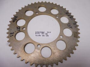 Rear sprocket Kawasaki KX 80 '83-'85 / KX 60 '83-'99 cross 52T new