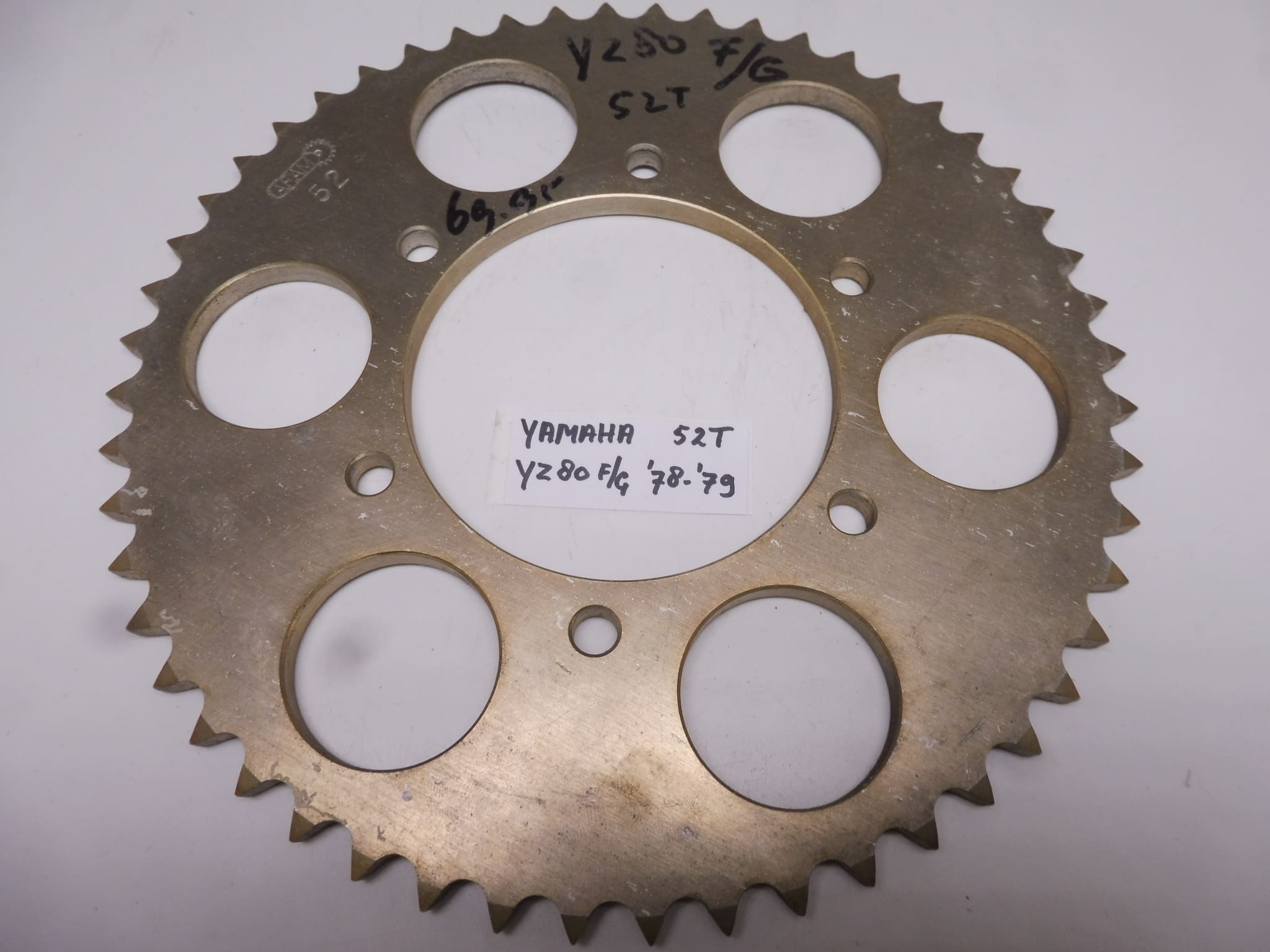 Rear sprocket 52T Yamaha YZ 80 F/G '78-'79 new