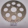 Rear sprocket 52T SUZUKI RM 80 '77-'81 cross Aluminium New.