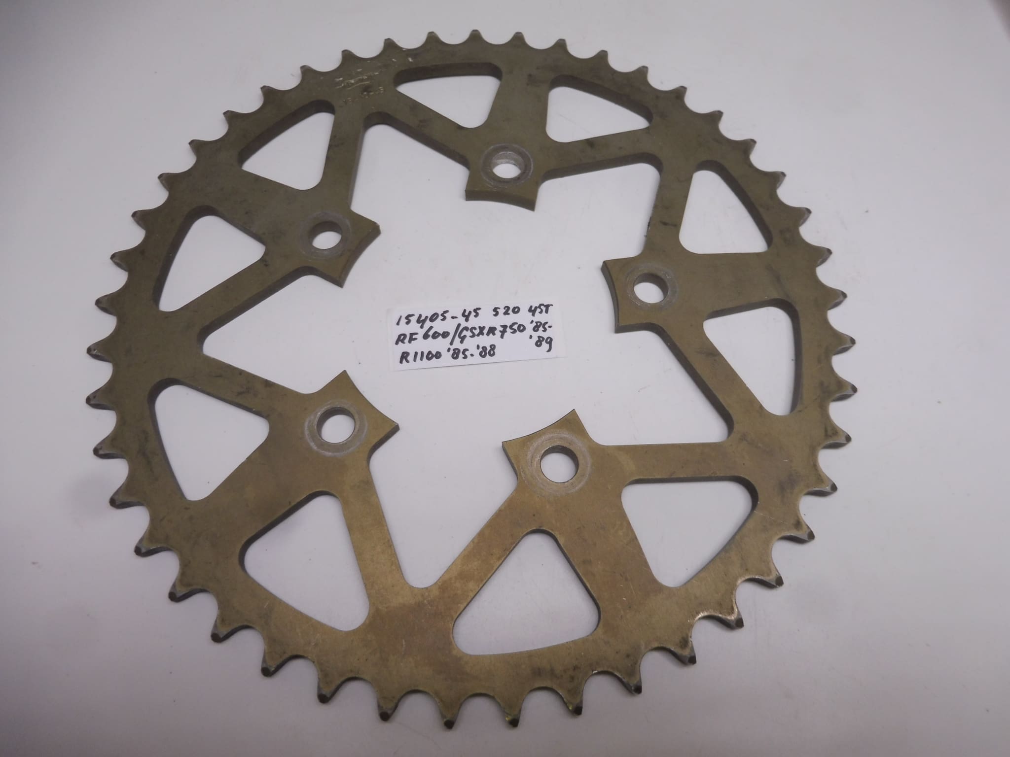 Rear sprocket Suzuki RF 600/GSX-R 750 '85-'89 520 AFAM 45T used Alu