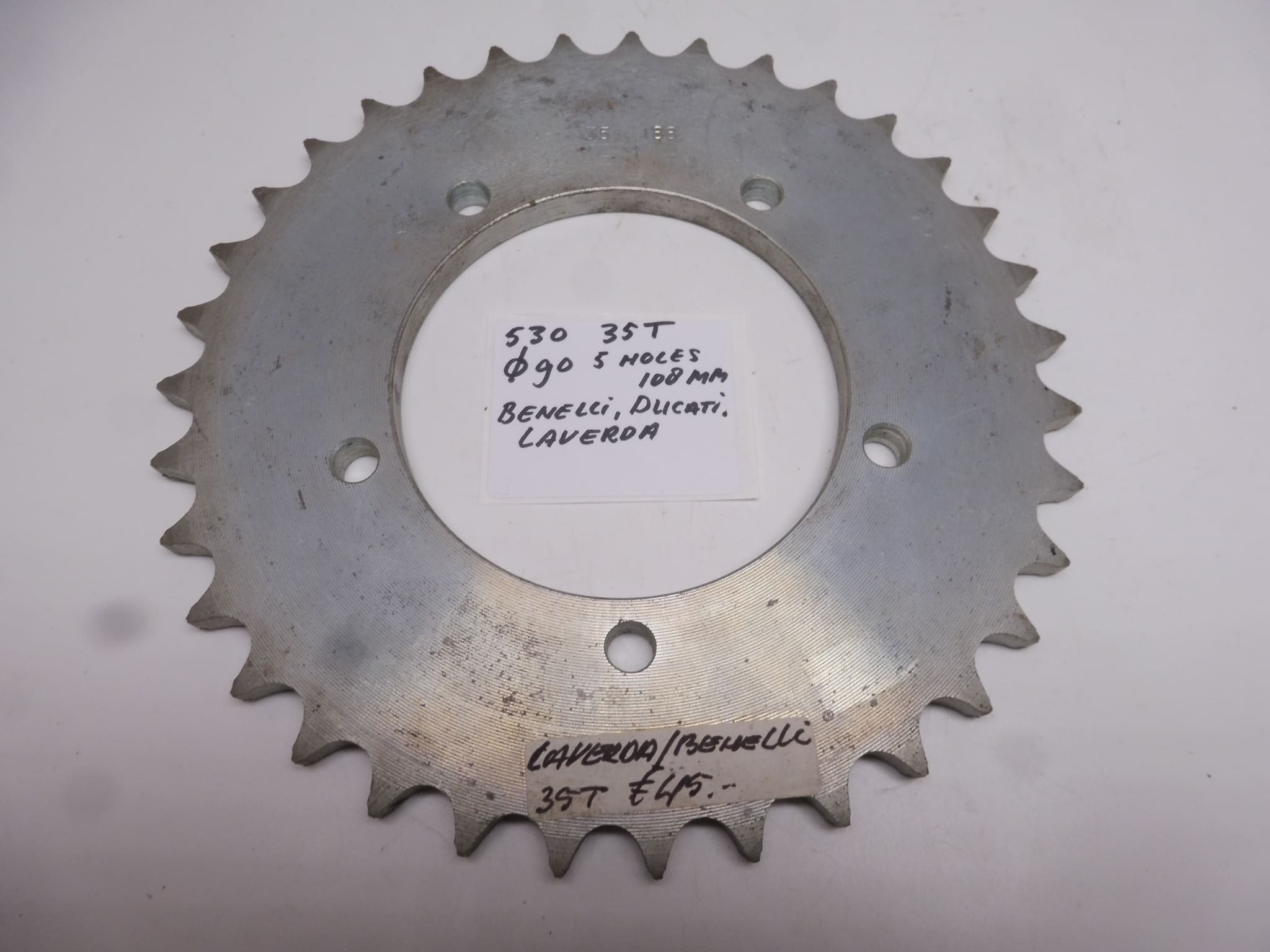 Rear sprocket Laverda, Benelli, Ducati 750 F1 Ø90 35T 530 new