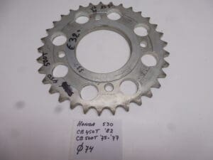 Rear sprocket Honda CB 450T '82 / CB 500T '75-'77 Ø74 33T new