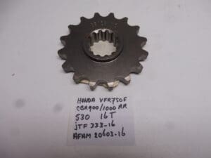 Front Sprocket VFR 750F '88-'97/CBR 900 RR '92-'95/CBR 1000 RR 16T new