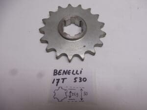 Front Sprocket Benelli 530  17T sizes see picture new