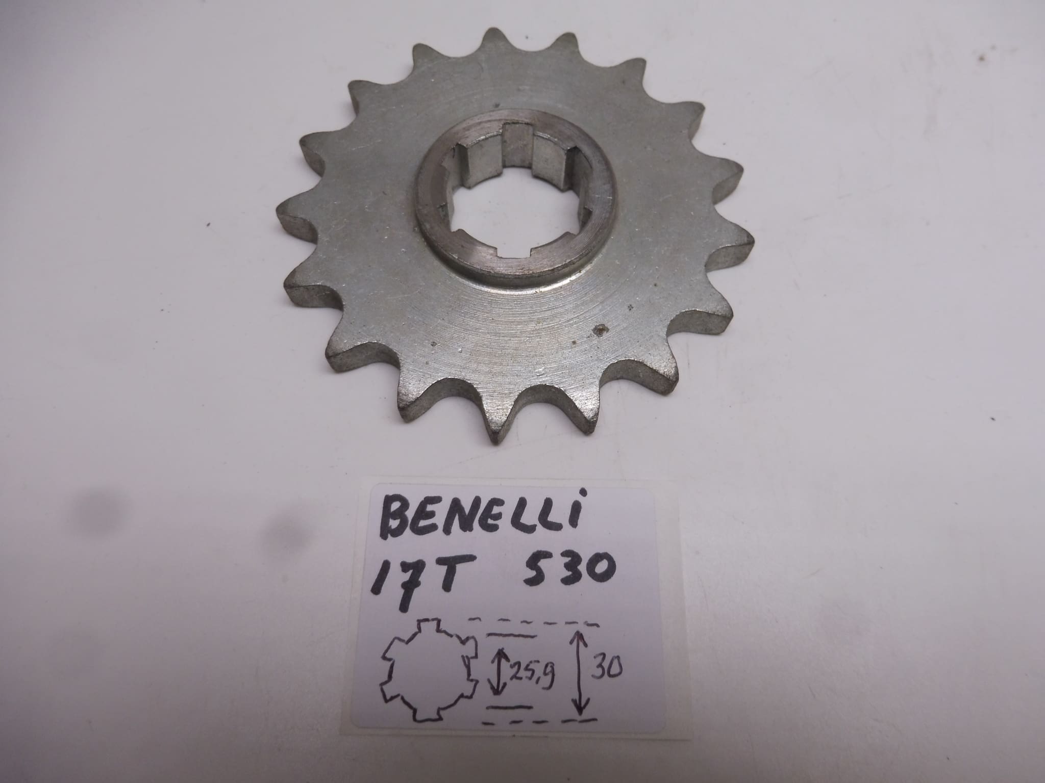 Front Sprocket Benelli 530 17T sizes see picture new